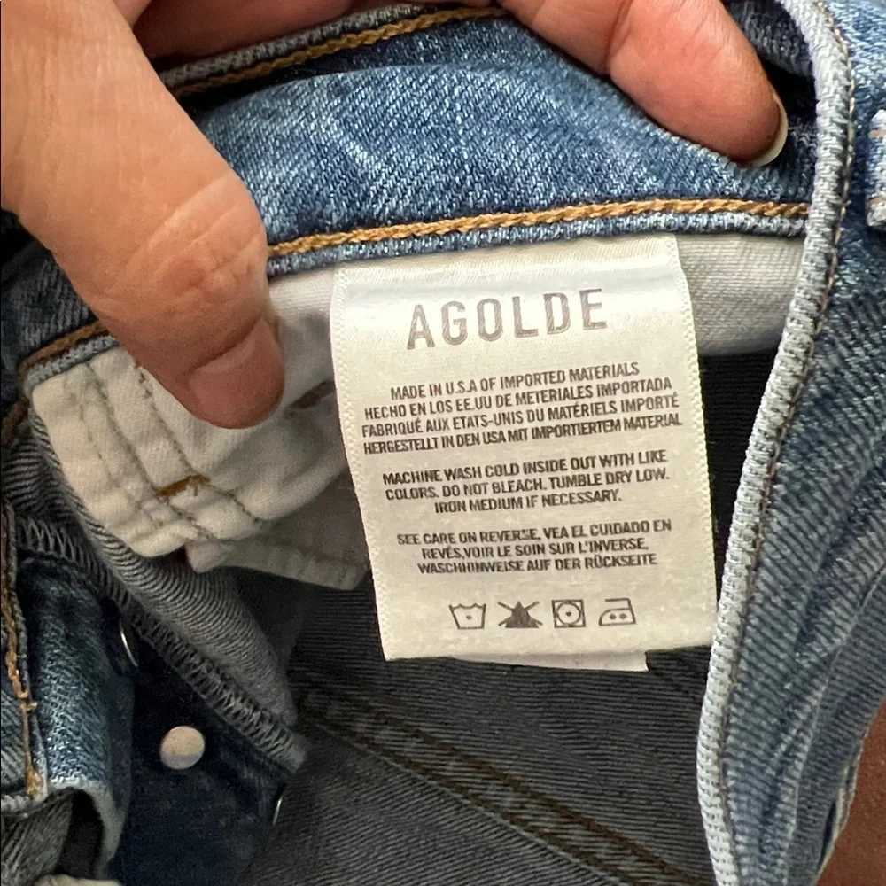 Agolde Classic button fly skinny‎ Denim Jeans size 28